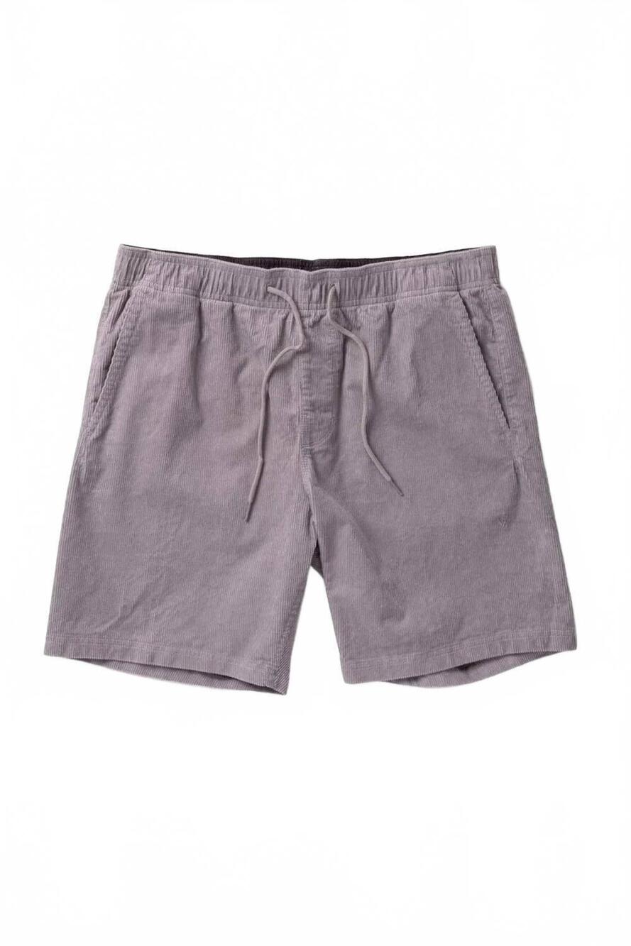 NEW VISSLA men's no see ums cord shorts in steel